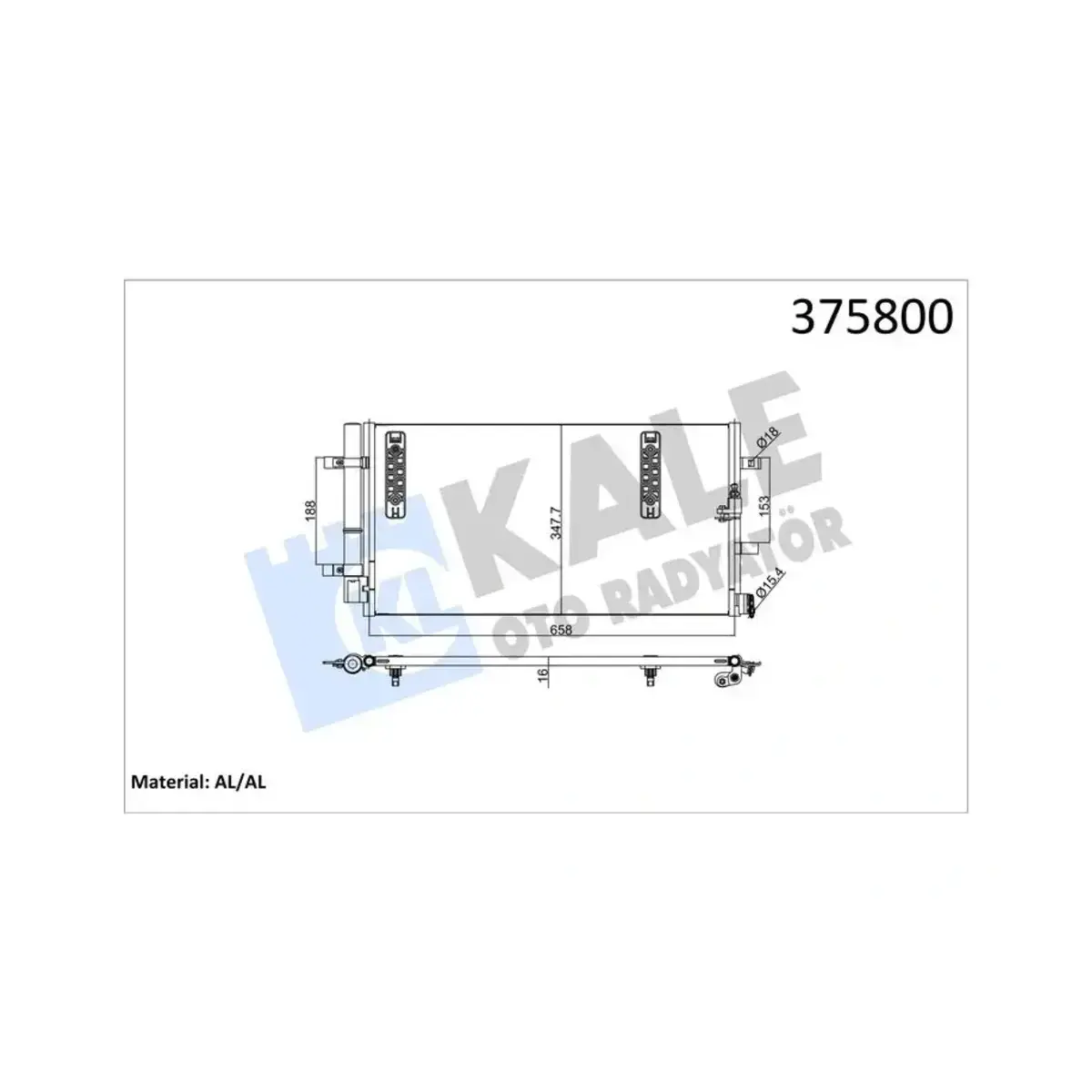 8K0.260.403 KLIMA RADYATORU A4-A5-A6-A7-Q5 2.0 TDI AL AL KALE 8K0.260.403 KLIMA RADYATORU A4-A5-A6-A7-Q5 2.0 TDI AL AL KALE