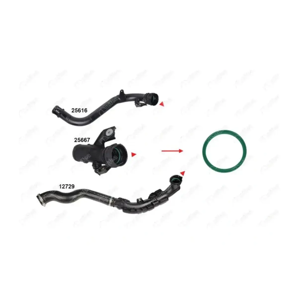7701072003 TURBO BORUSU CONTASI KANGO II MASTER II MOVANO I QASHQAI INTERSTAR NIFEA