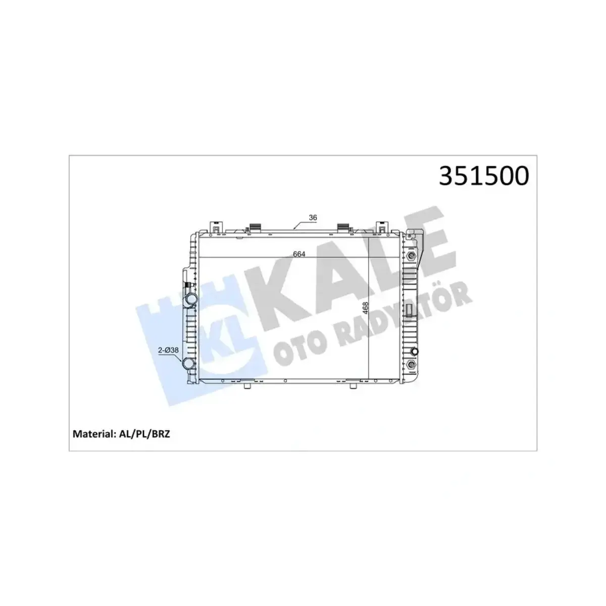 1405000303 RADYATOR 300 SE SEL S320 (AT) AL PL BRZ KALE 1405000303 RADYATOR 300 SE SEL S320 (AT) AL PL BRZ KALE