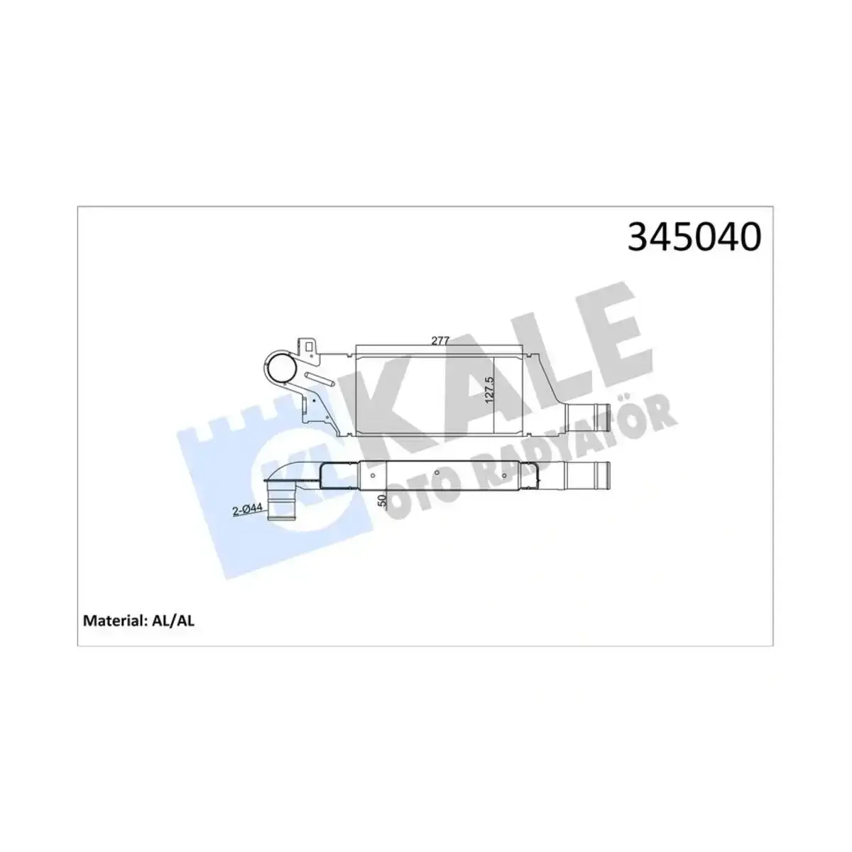 1302113 INTERCOOLER COMBO CORSA C 1.7DI-1.7DTI (00+) AL PL BRZ KALE
