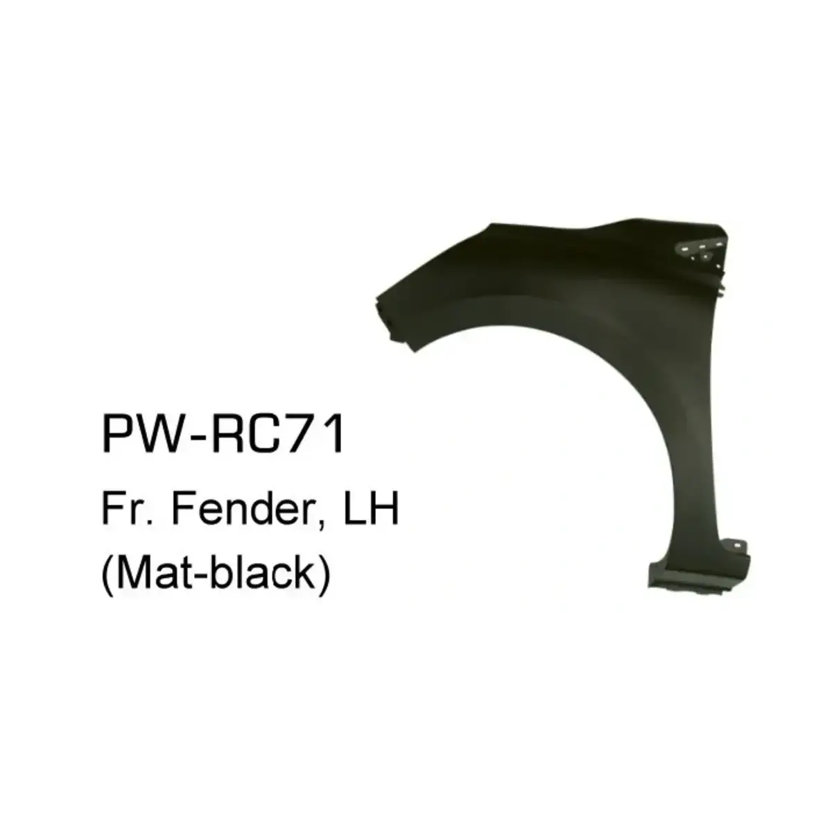 631014089R CAMURLUK ON SOL CLIO IV 2012 > SIYAH PULO