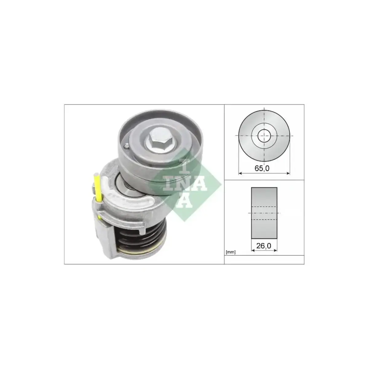 03C145299A ALTERNATOR GERGI RULMANI (KUTUKLU) GOLF V JETTA PASSAT TIGUAN A3 1.4 TSI (BLG-BMY-CAVA) INA