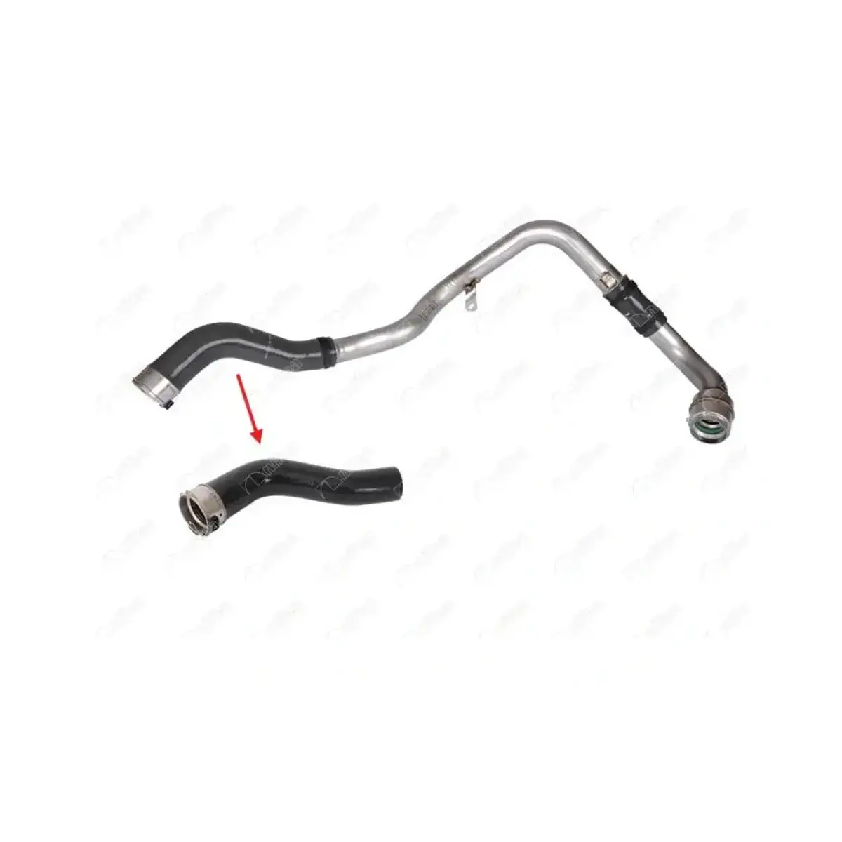 144608245R TURBO HORTUMU (METAL BORU HARIC) K9K SANDERO- DUST NIFEA