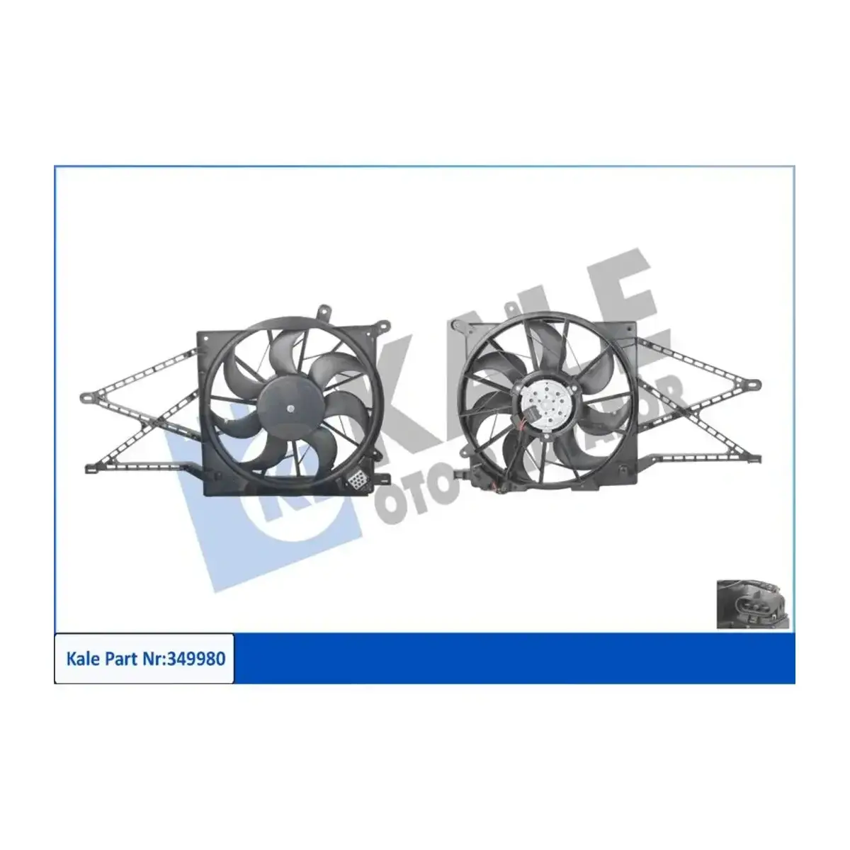 1314539 FAN MOTORU ASTRA G ZAFIRA A - VAUXHALL ASTRA Mk IV ASTRA VAN Mk IV ZAFIRA Mk I (DAVLUMBAZLI) KALE