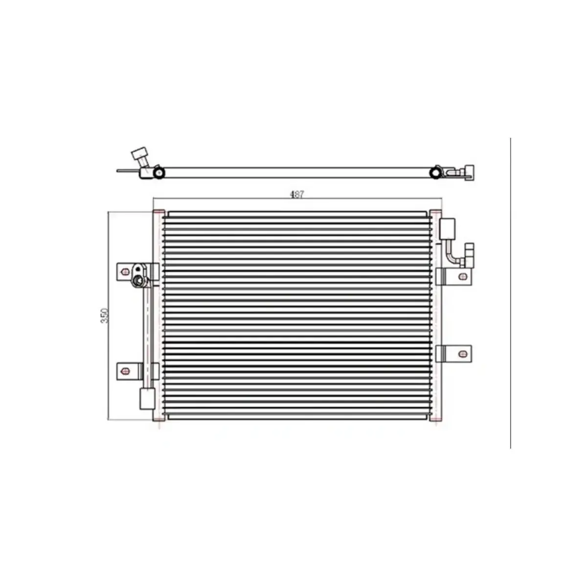 51722816 KLIMA RADYATORU ALBEA 1.3 JTD ORIS