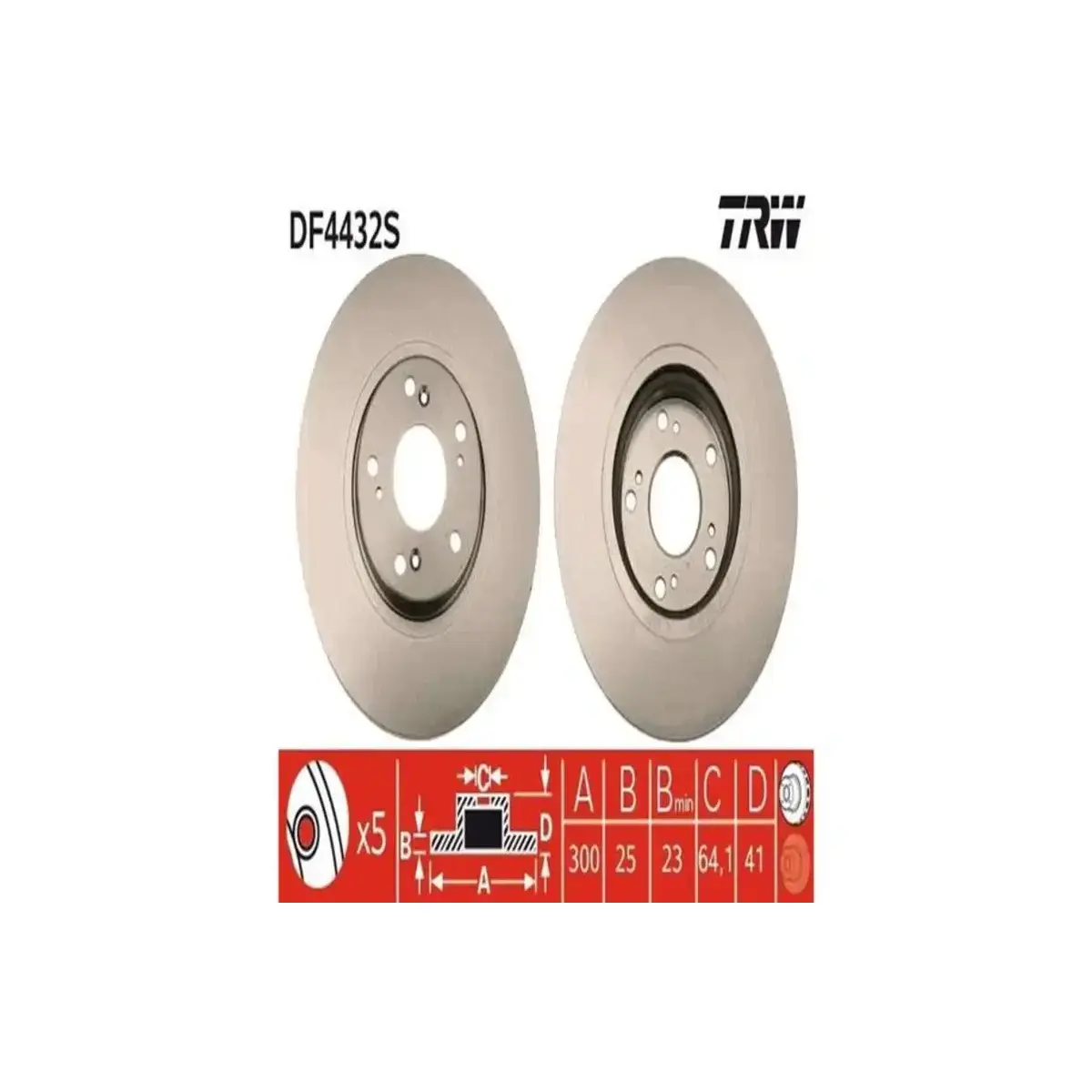 45251SEAE30 FREN DISKI HONDA TRW