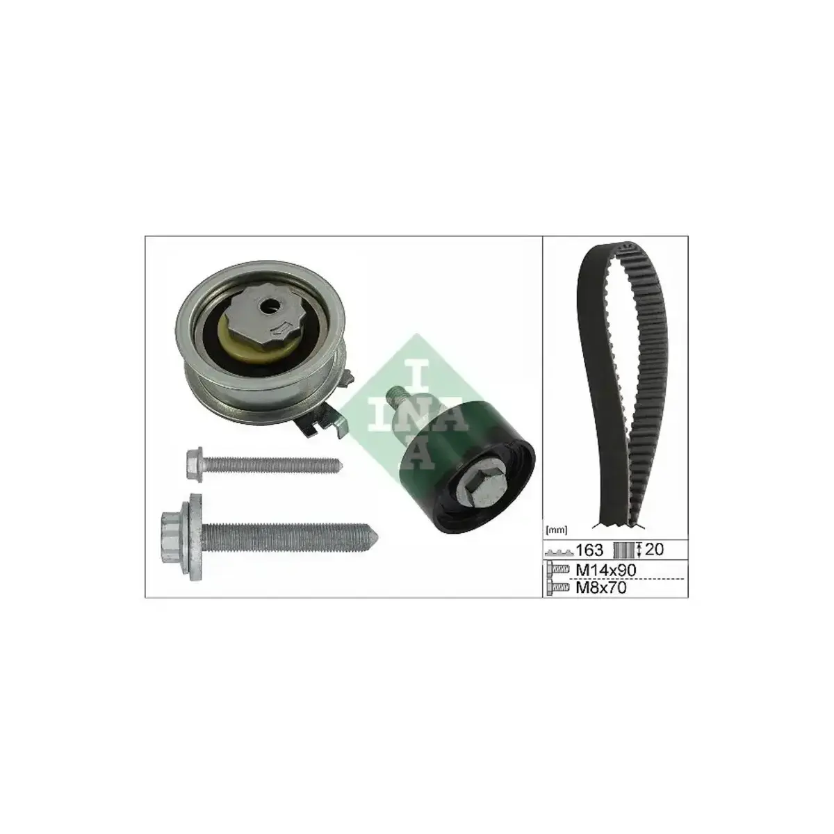 04C109244D TRIGER SETI POLO-GOLF7-PASSAT-A3-LEON 1.2 TSI-1.4 TSI 13>(CJZA-CJZB-CYVA-CYVB-CMBA) INA