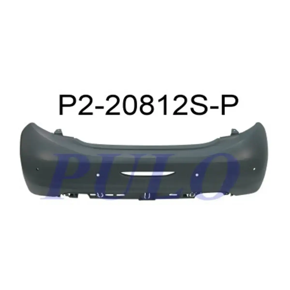 1607254680 ARKA TAMPON PEUGEOT P208 SENSORLU ASTARLI PULO