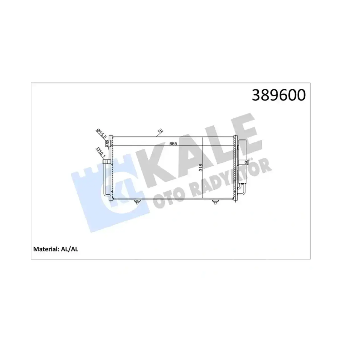 73210-FE010 KONDENSER IMPREZA AL AL KALE