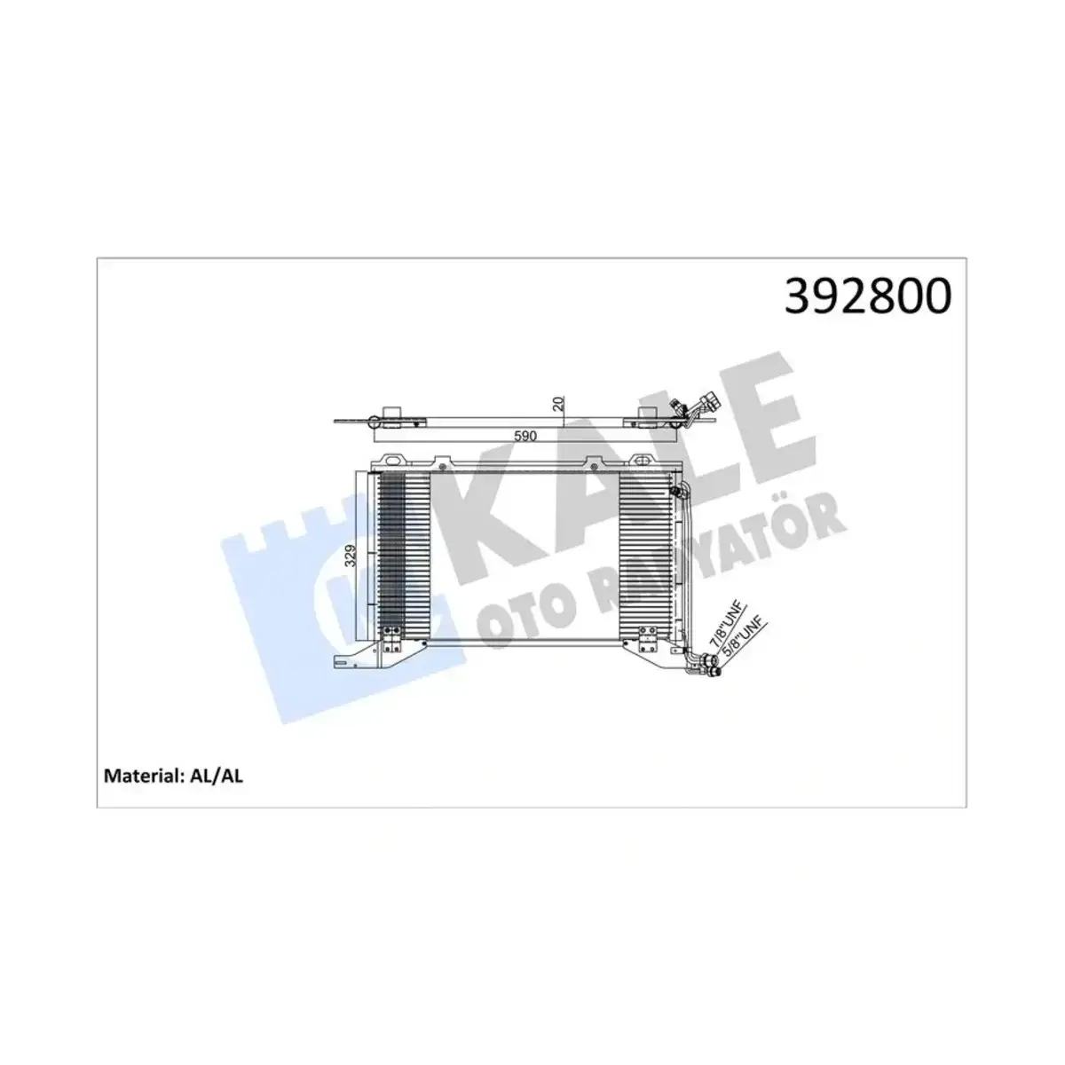 2108300370 KONDENSER E220-E200-E200 T-E220 T-E290-E290 T AL AL KALE