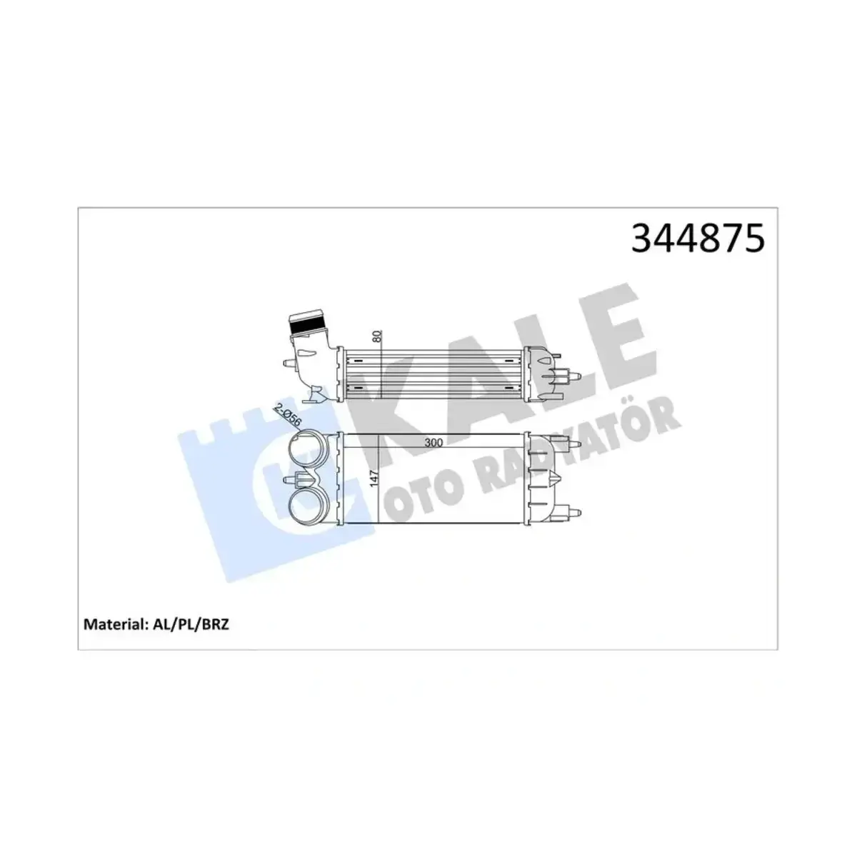 1440.Q9 INTERCOOLER 508-C5 (EP6CDT) 1.6THP 16V 155) (09+) AL PL BRZ KALE