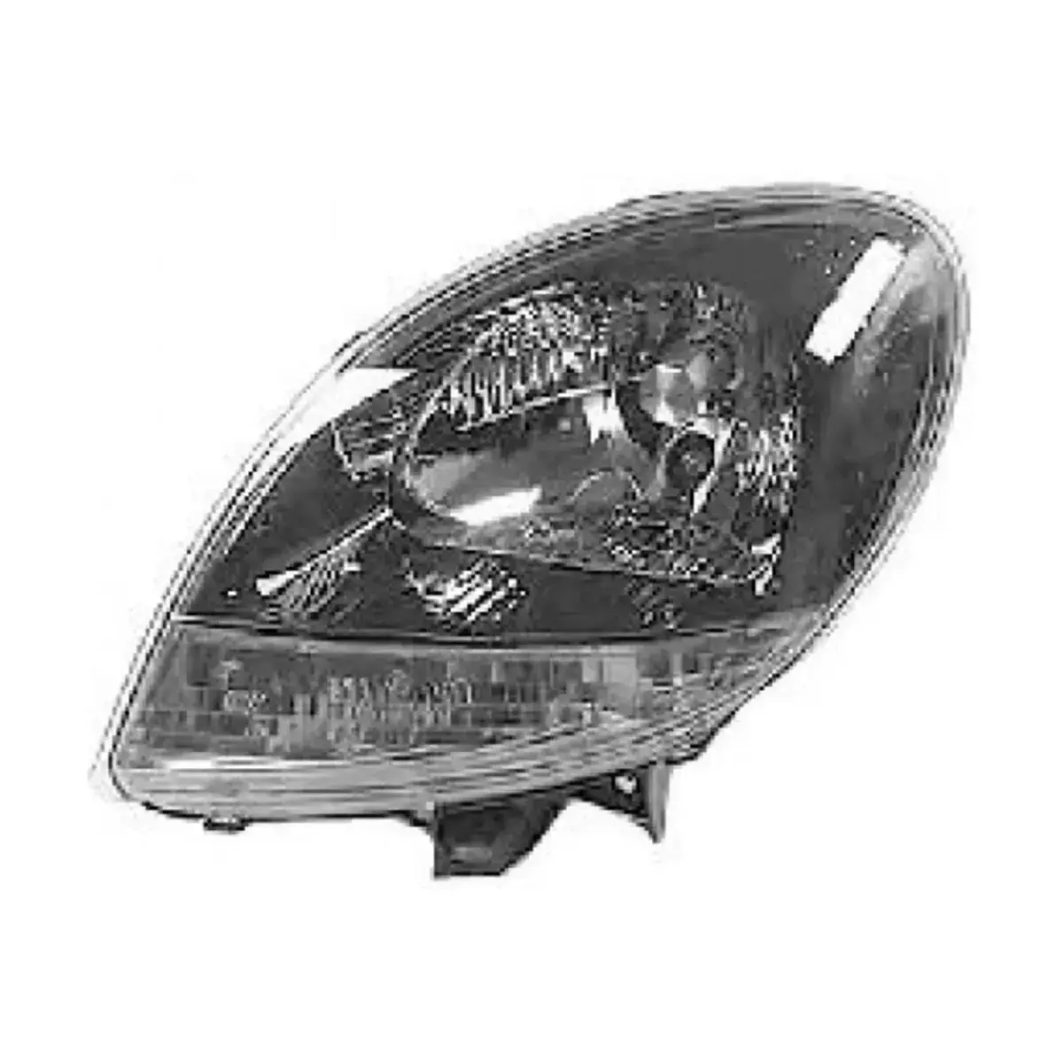 7701062426 FAR SOL KANGO 2003 2008 KROM CERCEVELI BEYAZ SINYALLI MOTORLU AYFAR