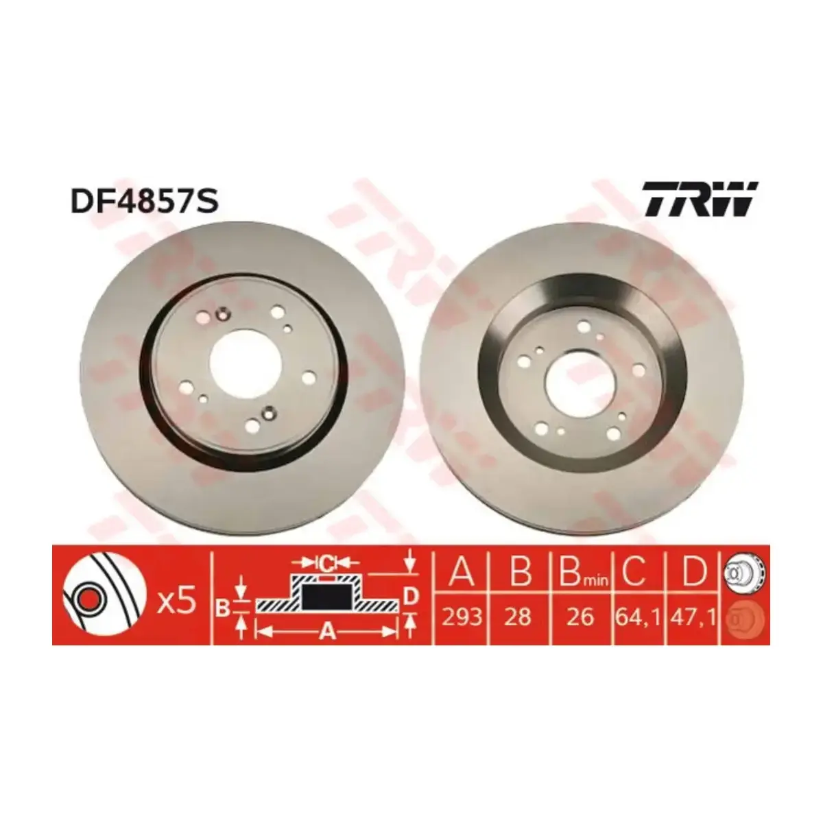 45251SWWG01 FREN DISKI HONDA TRW