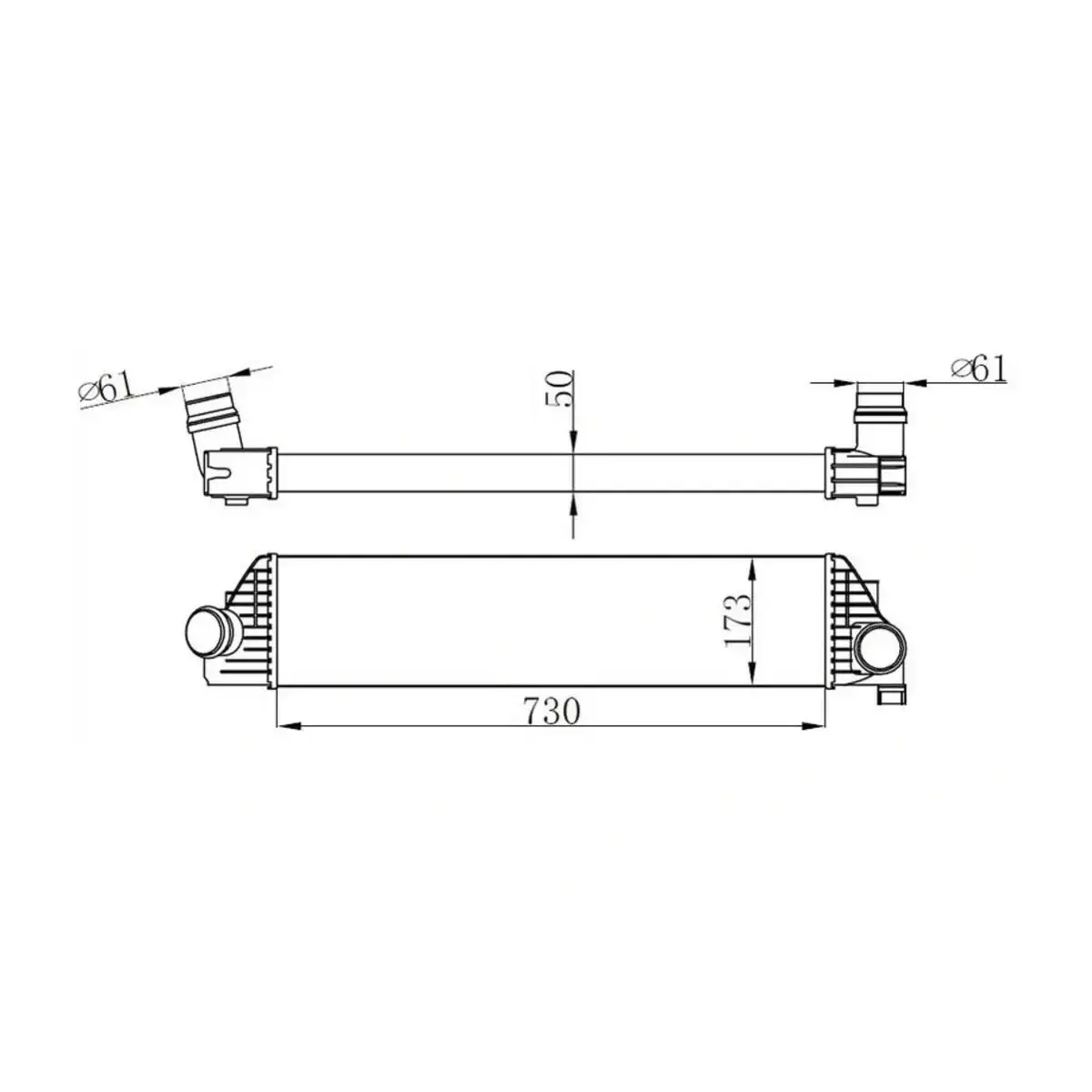 4420575 TURBO RADYATORU (INTERCOOLER) MASTER III 2.3 DCI 10> (AL PL BRZ) 96501 7485120579 ORIS