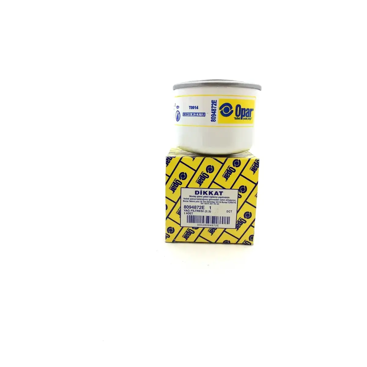 8094872E YAG FILTRESI DUCATO BOXER 2.3JTD OPAR