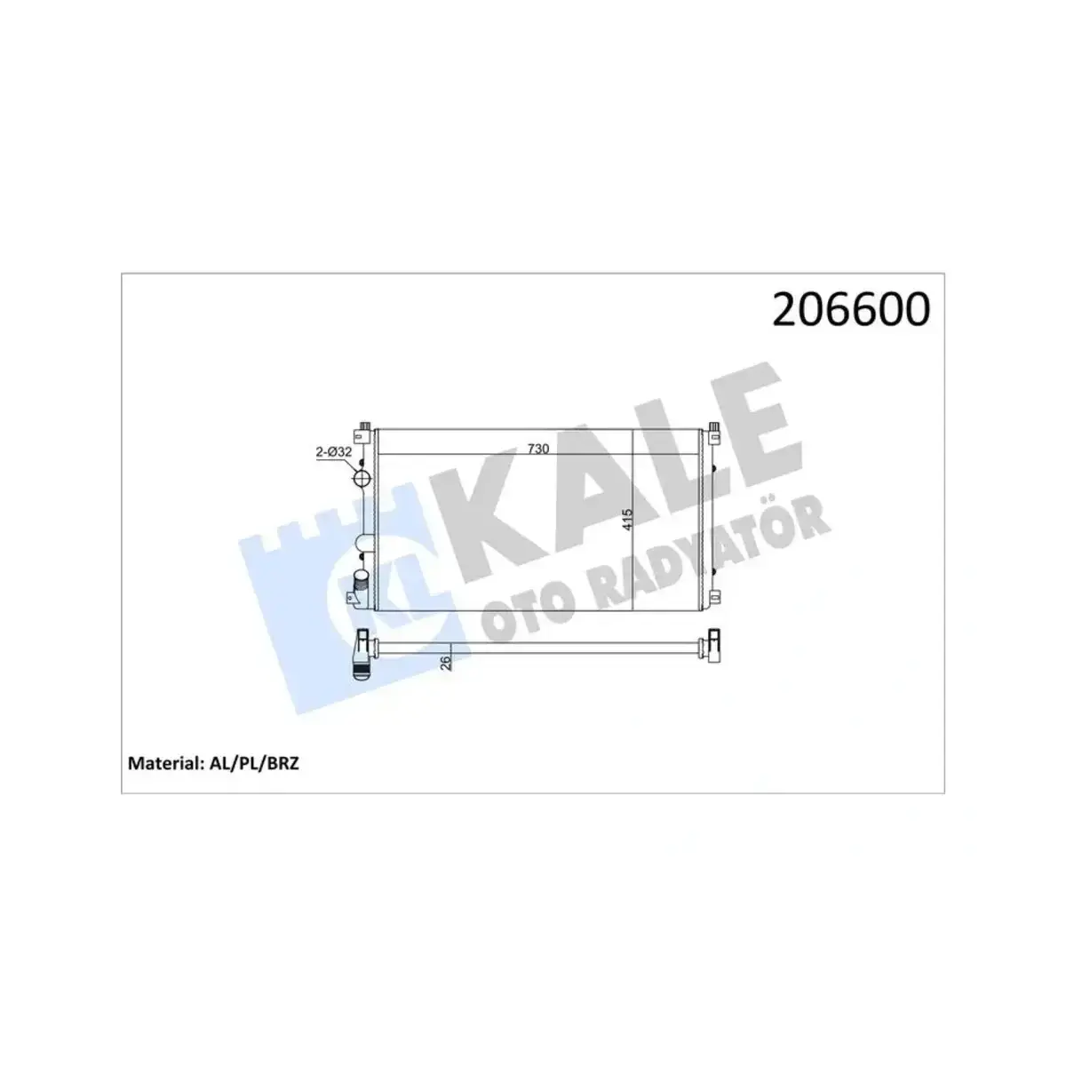 7701057119 SU RADYATORU MASTER II MOVANO II 2.5 DC KALE
