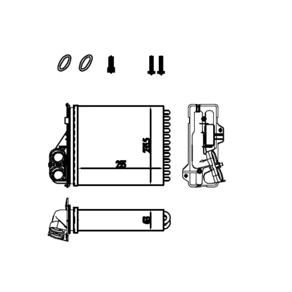 6001547484 KALORIFER RADYATORU LOGAN 05> MOTORTEC