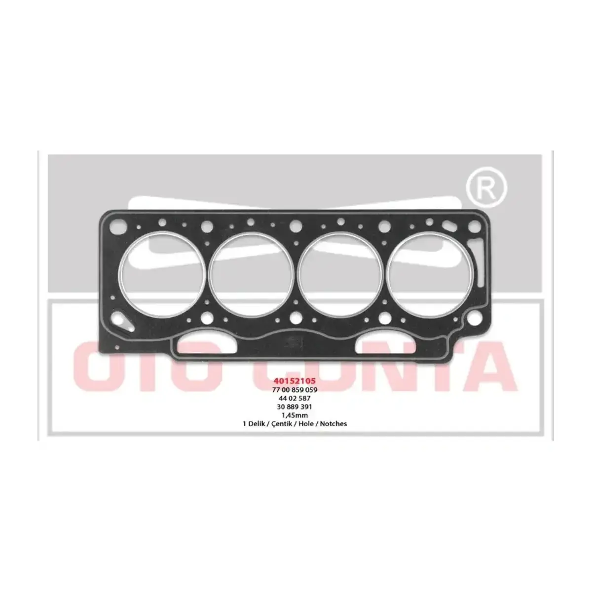 7700859059 SILINDIR KAPAK CONTA LAGUNA MEGANE SCENIC F9Q 1 DELIK 1.45 OTOCONTA