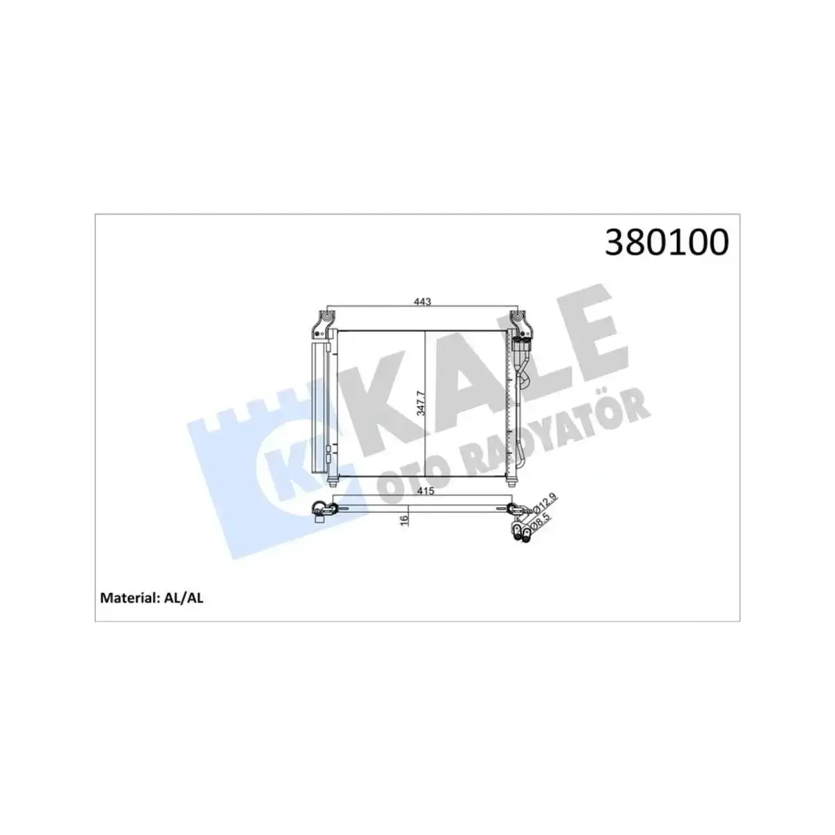 9760607500 KONDENSER PICANTO AL AL KALE