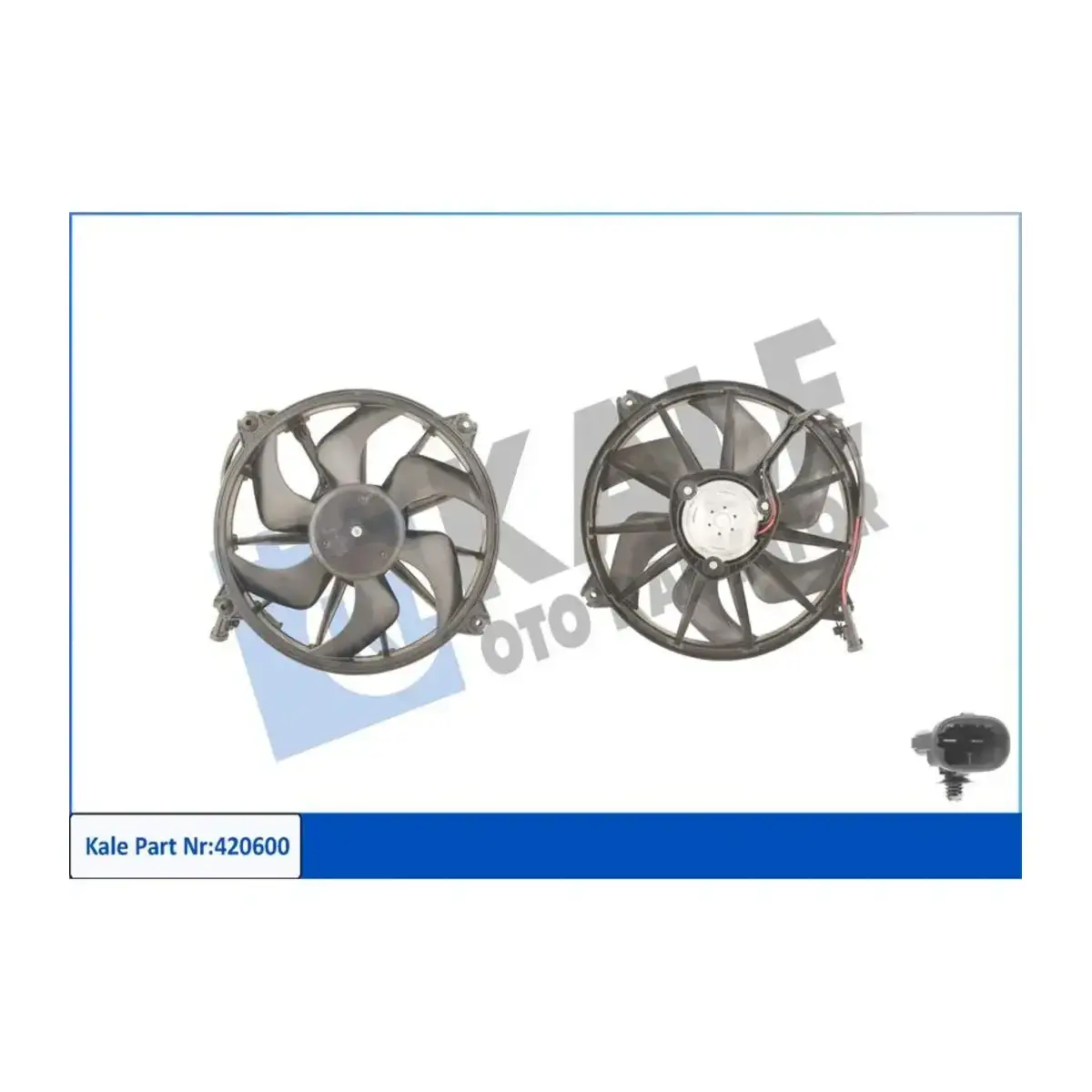 1253Q8 FAN MOTORU C5 EM-C8-P807-EXPERT III-JUMPY III 1.6 HDI-2.0 HDI (SOL) 370W 385mm KALE