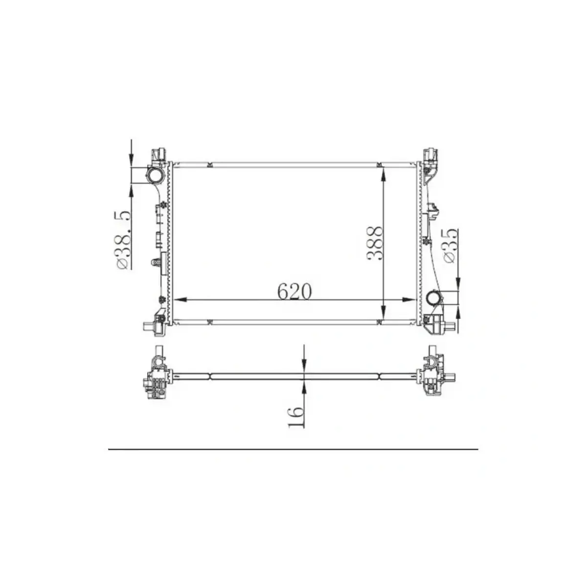 52052220 SU RADYATORU EGEA 1.3 MJET 1.4 BENZINLI ORIS