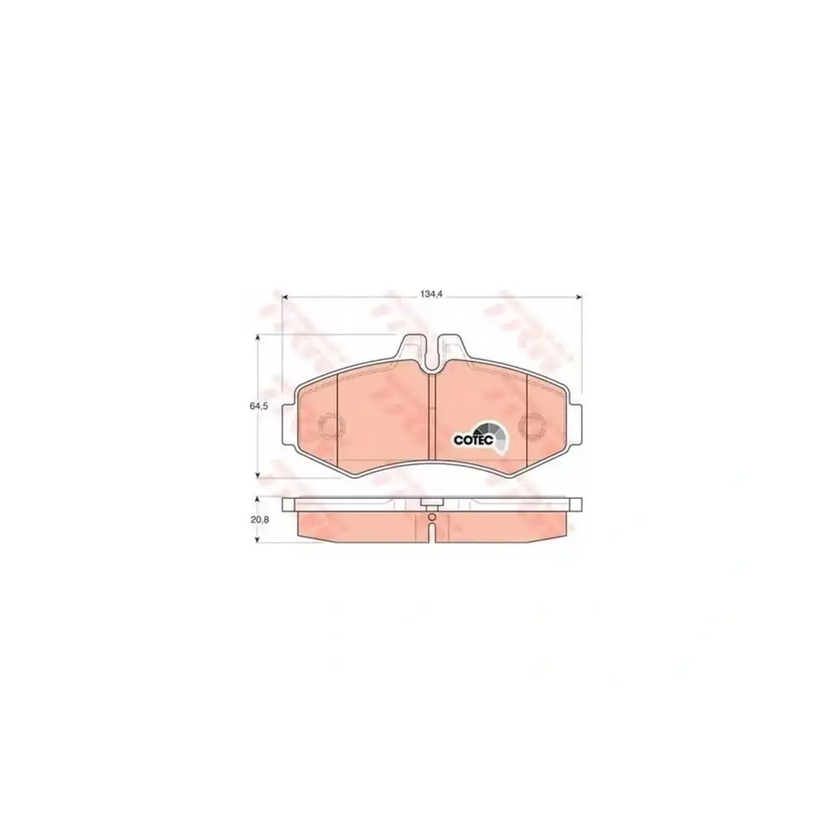 GDB1373 DISK BALATA TRW
