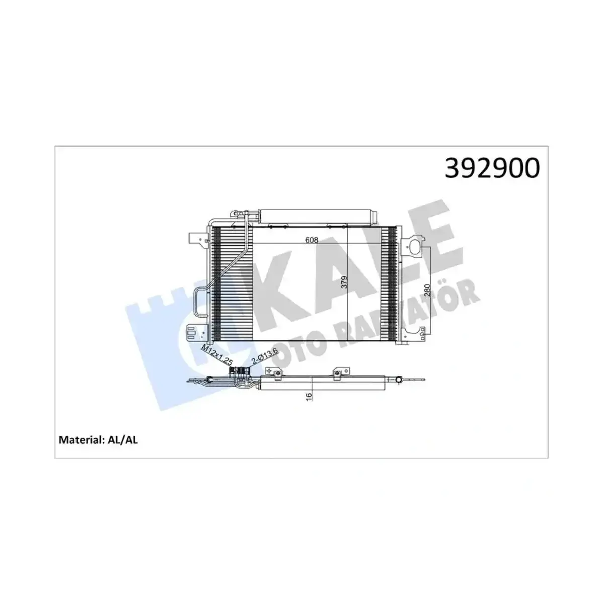 2035000854 KONDENSER W203 S203 C180-C200 (00=>07) CL203 C209 A209 AL AL KALE