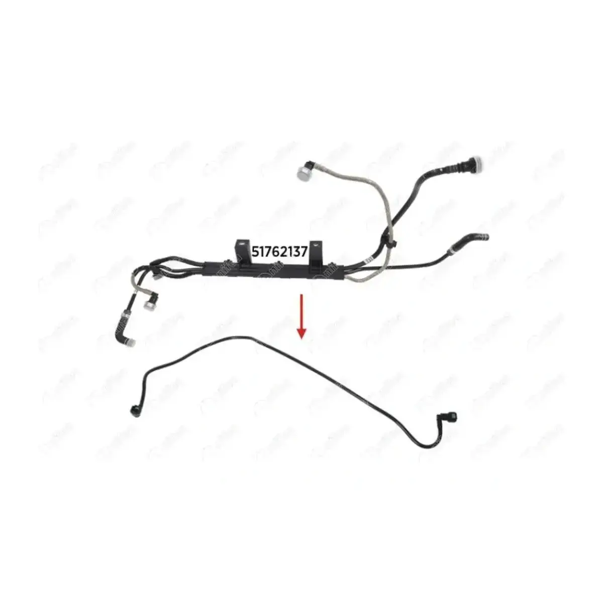 51762137 YAKIT HORTUMU LINEA 1.3 MULTIJET BRAKET HARIC NIFEA