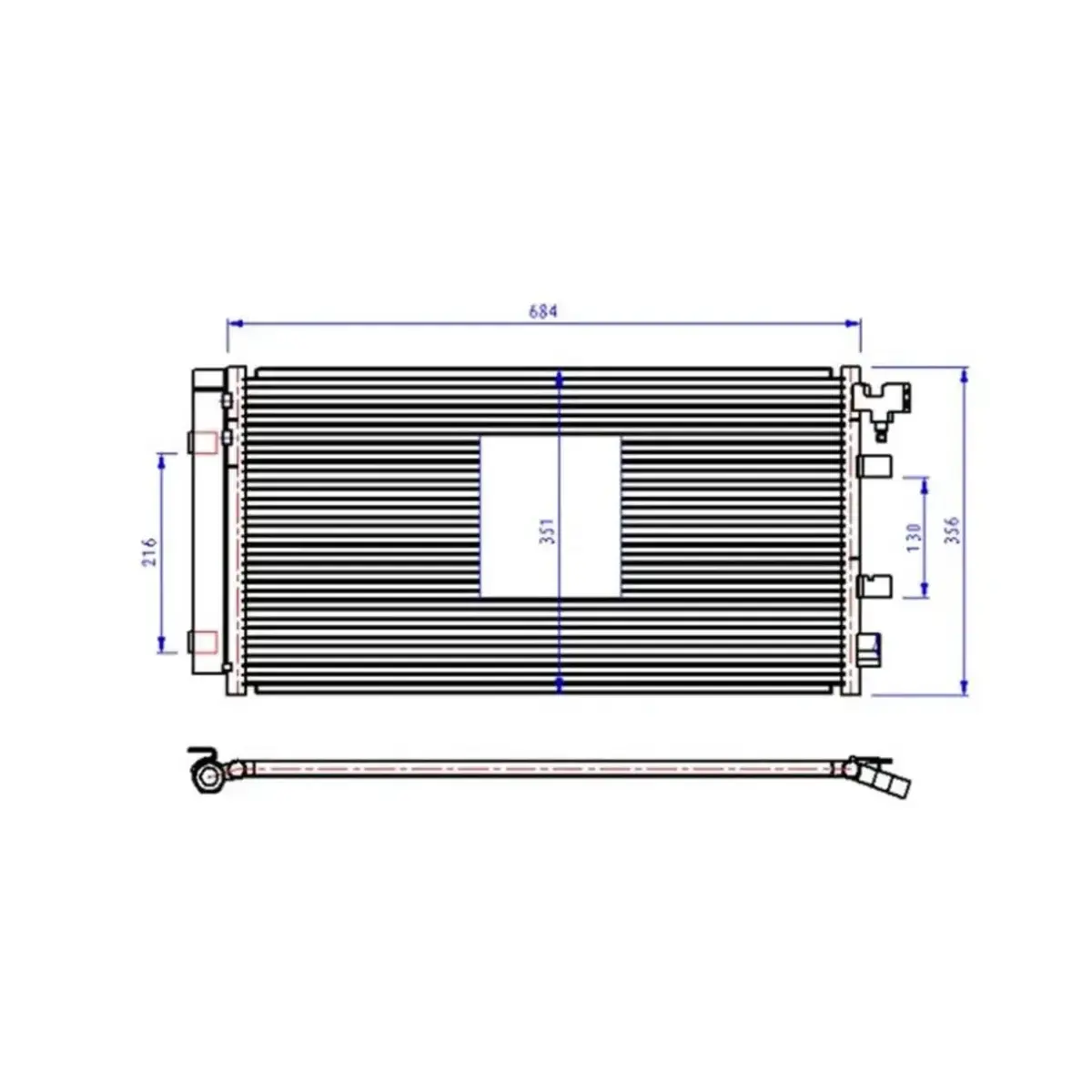 921000005R KLIMA RADYATORU FLUENCE MEGANE III 1.5 DCI ORIS