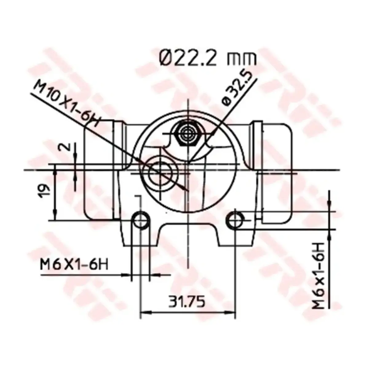 7701032319 SILINDIR FREN ARKA SAG R21 CONCORDE TRW