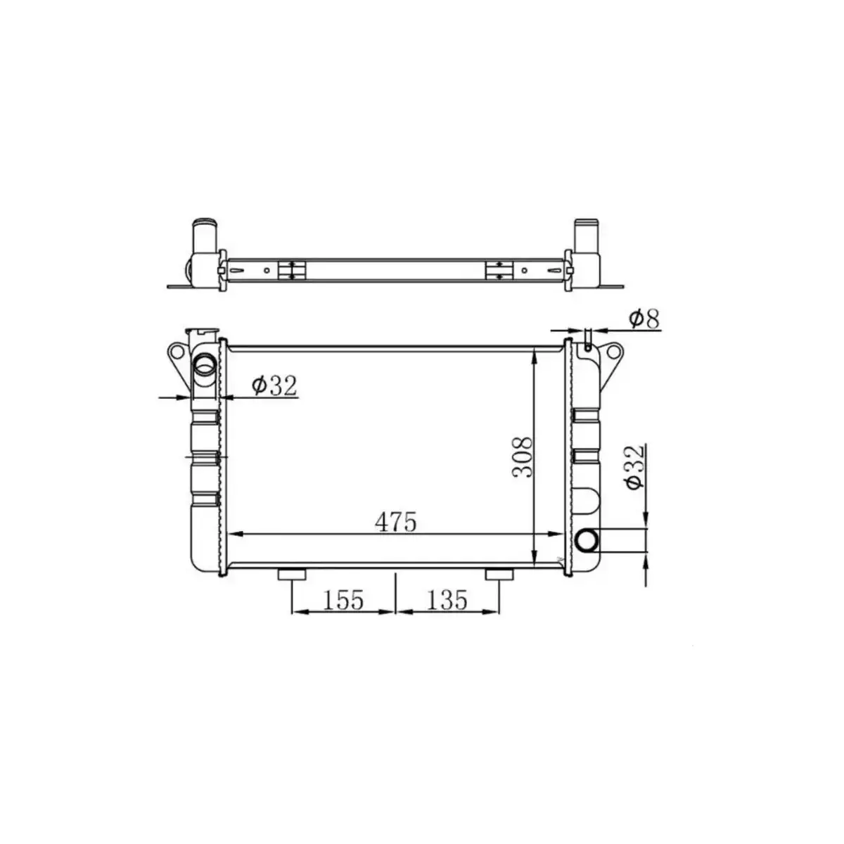 7700571627 SU RADYATORU R12 TOROS 2 BRAZING ORIS
