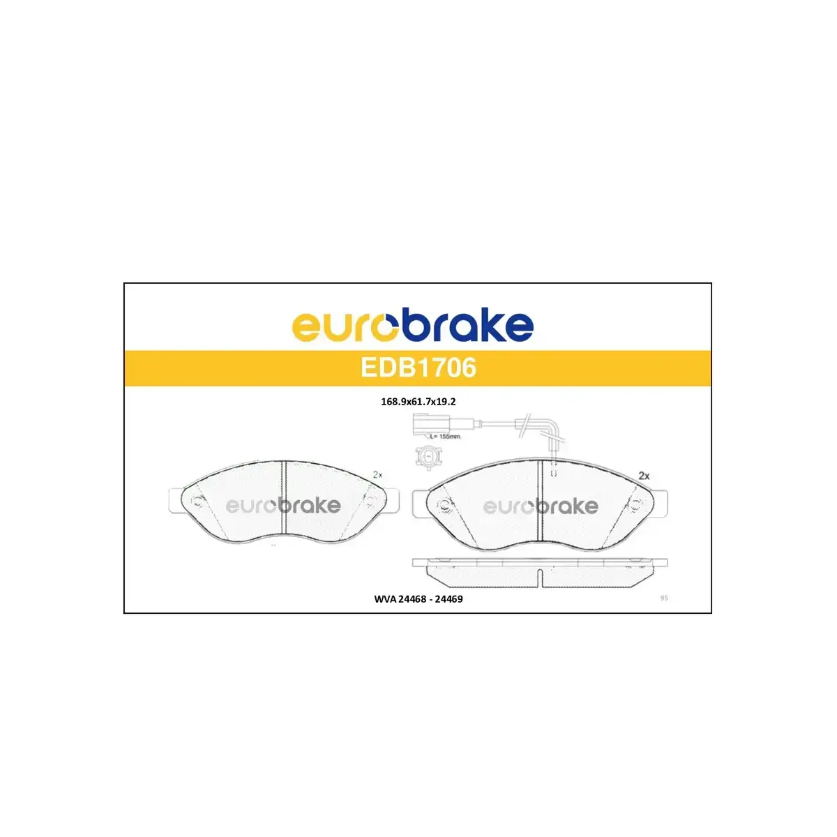 77364014 FREN BALATASI ON DUCATO III BOXER II JUMPER II 2006 > FISLI EUROBRAKE