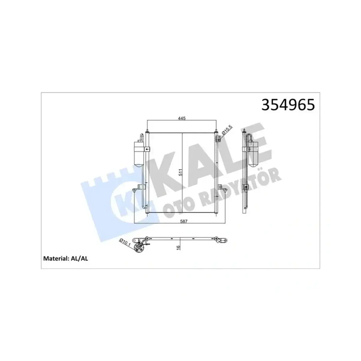 MN123642 KONDENSER L200 TRITON KALE