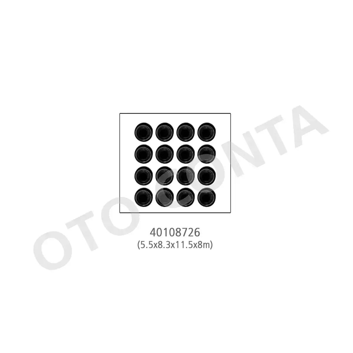 8200171215 SUBAP LASTIGI TAKIMI16 ADET 5.5MM SAPKASIZ OTOCONTA