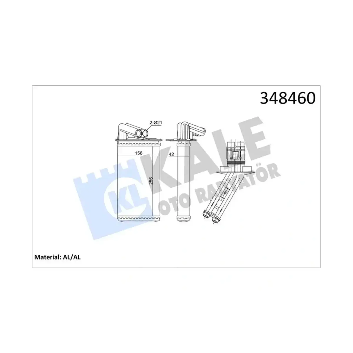 7701038542 KALORİFER RADYATÖRÜ LAGUNA I KALE