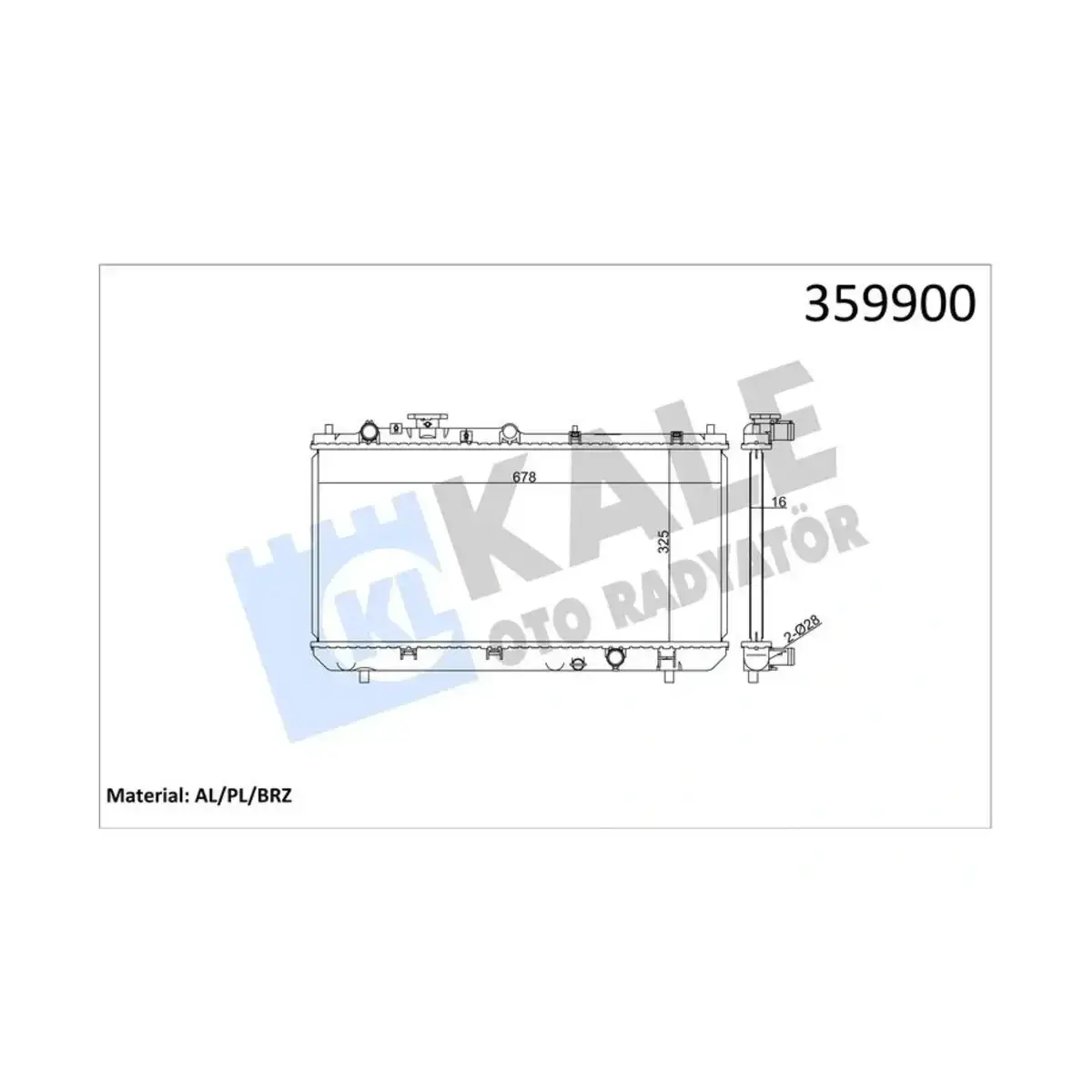 ZL05-15-200 RADYATOR MAZDA 323 F VI (MT) AL PL BRZ KALE