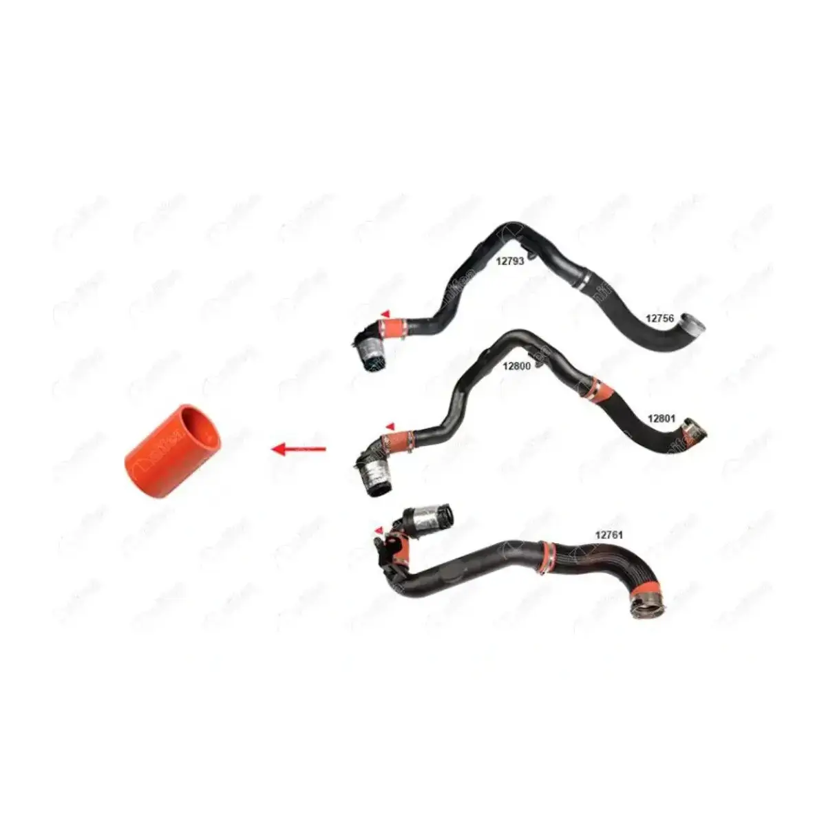 8200730589 TURBO BORUSU KUCUK SILIKON MASTER III-MOVANO B 2.3 NIFEA