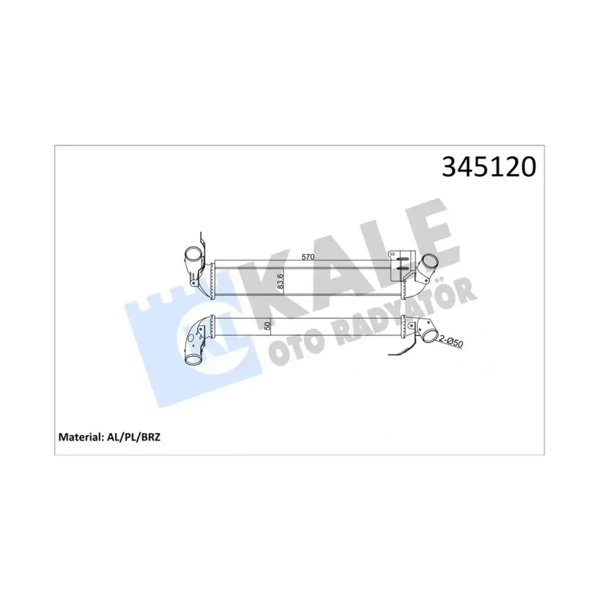 8200245599 INTERCOOLER CLIO SYMBOL (01+) CLIO II (04+) 1.5 DCI AL PL BRZ KALE