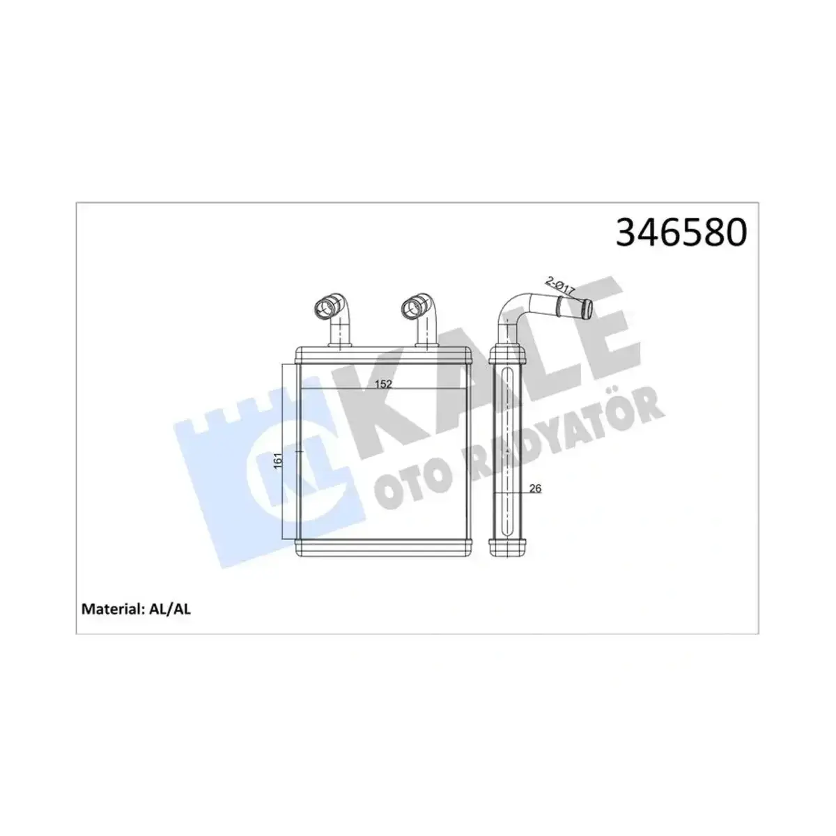 0K72A61A10 KALORIFER PREGIO AL BRZ KALE