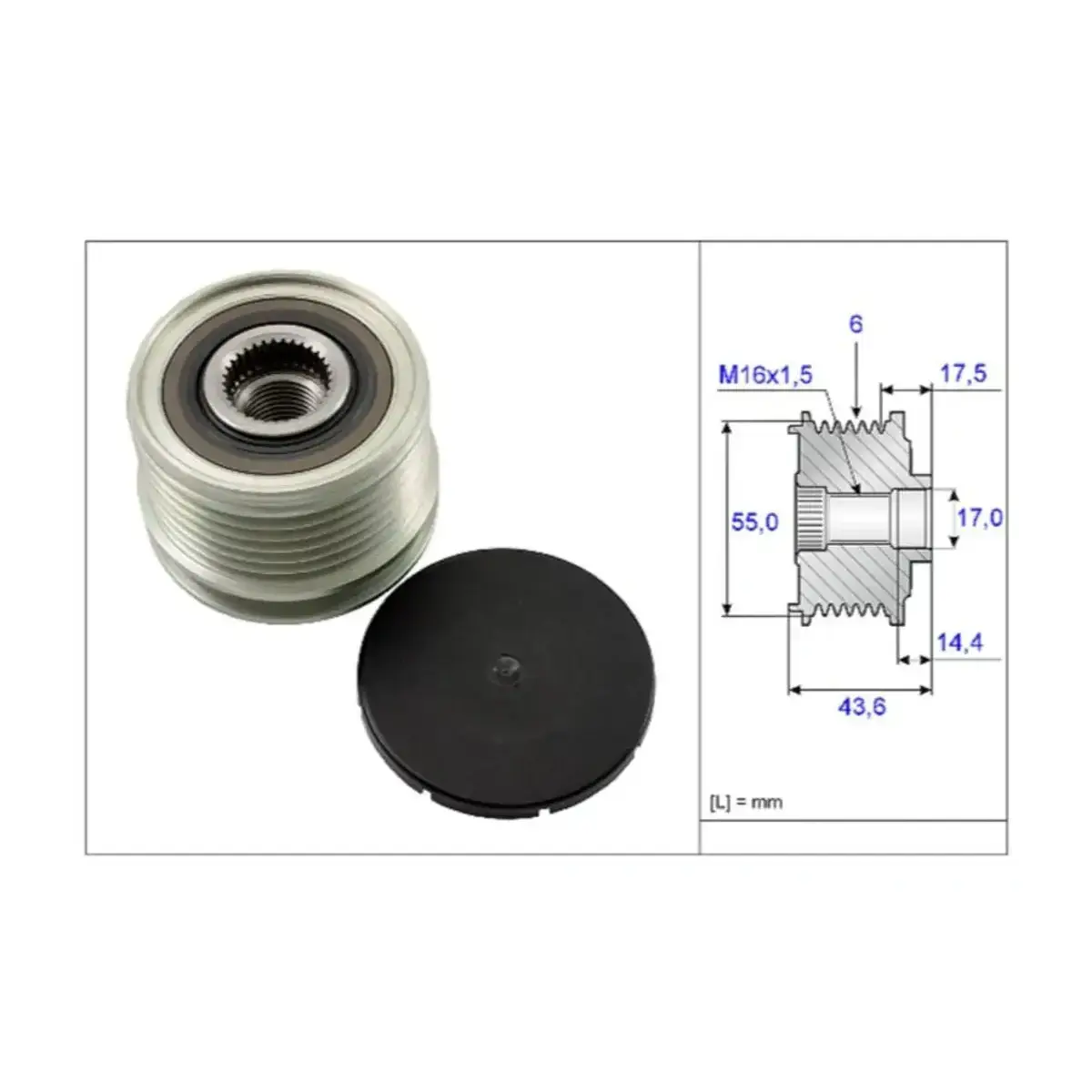 7701477689 ALTERNATOR KASNAGI ( RULMANLI ) CLIO II MEGANE KANGO SCENIC (K4M K4J K9K F4P) (6 KANAL) (AYARLI) INA