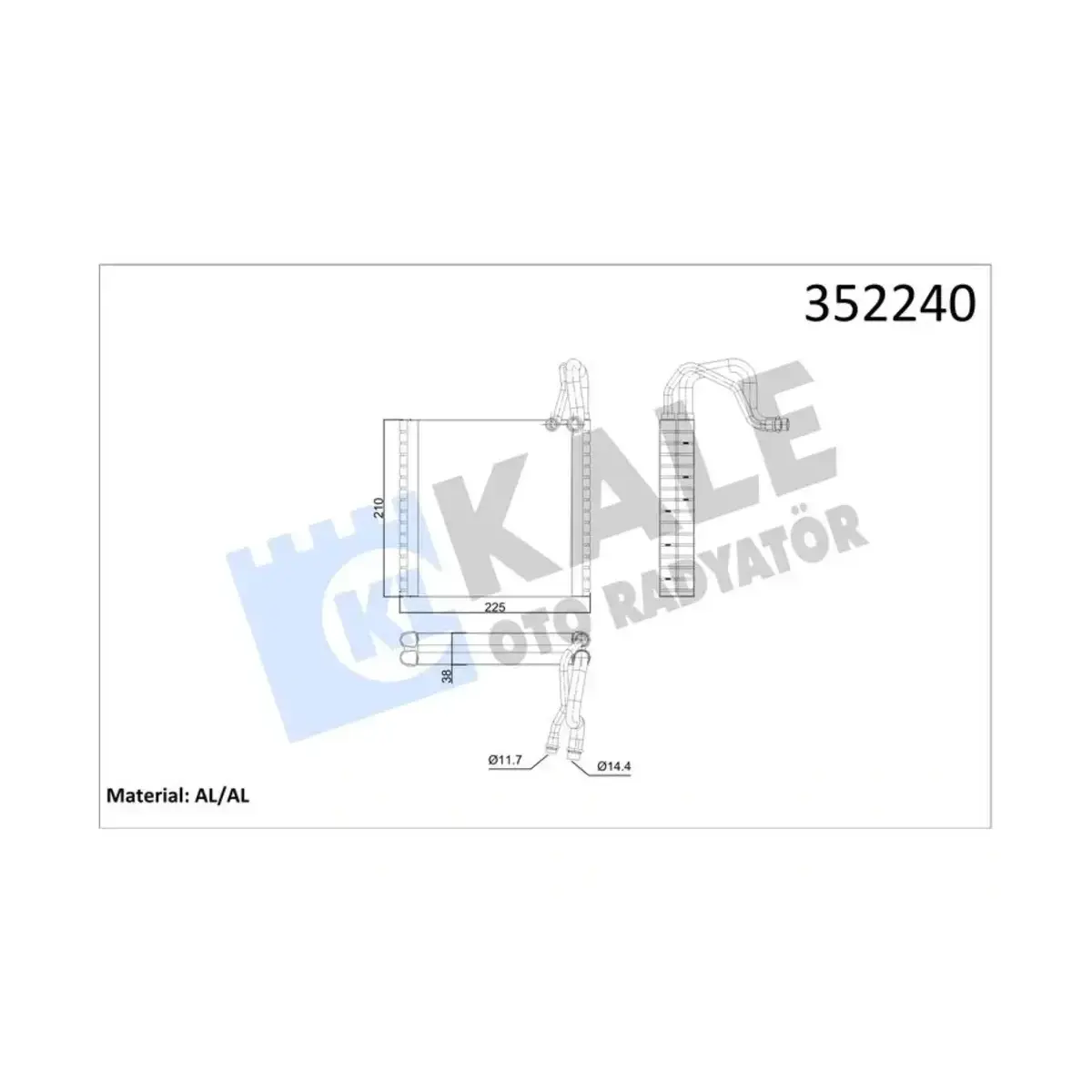 271205391R EVAPORATOR LOGAN - SANDERO KALE