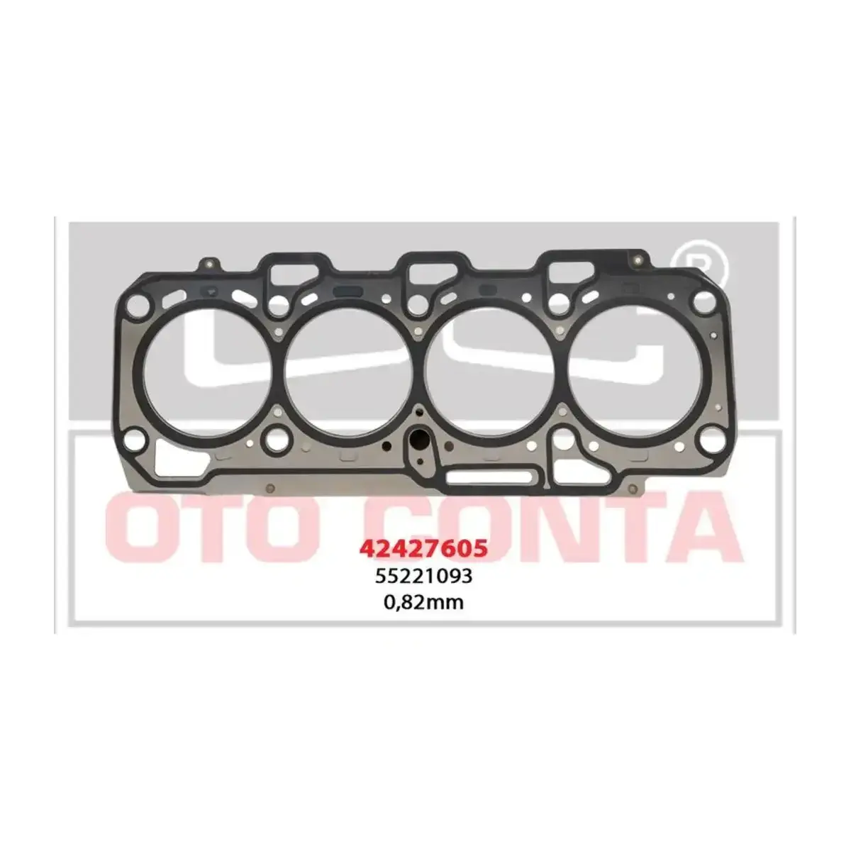 55221093 SILINDIR KAPAK CONTA DELIKSIZ 0.82MM DOBLO LINEA 1.6 16V M.JET OTOCONTA