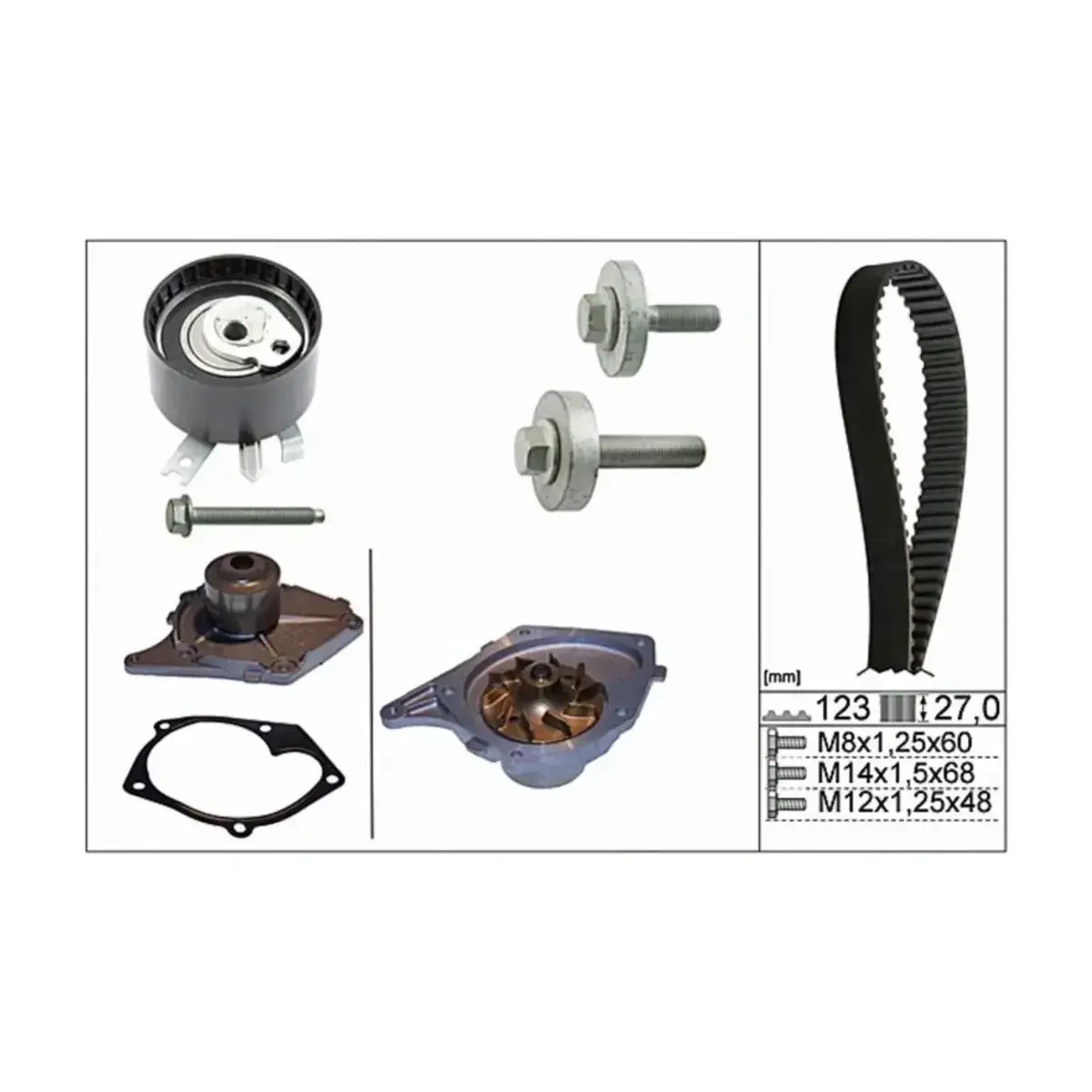 7701477028 DEVIRDAIMLI TRIGER SETI (123X27) CLIO II 01>06 MEGANE II 04> KANGO 01> MICRA III 04> DUSTER 10> 1.5 INA