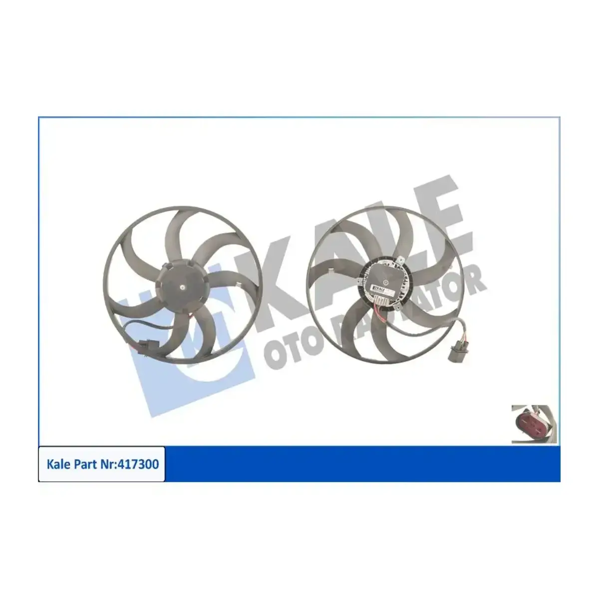 1K0959455DM FAN MOTORU A3-ALTEA-OCTAVIA-SUPERB-CADDY III- GOLF V-VI-AMAROK (SOL) 400W 410mm KALE