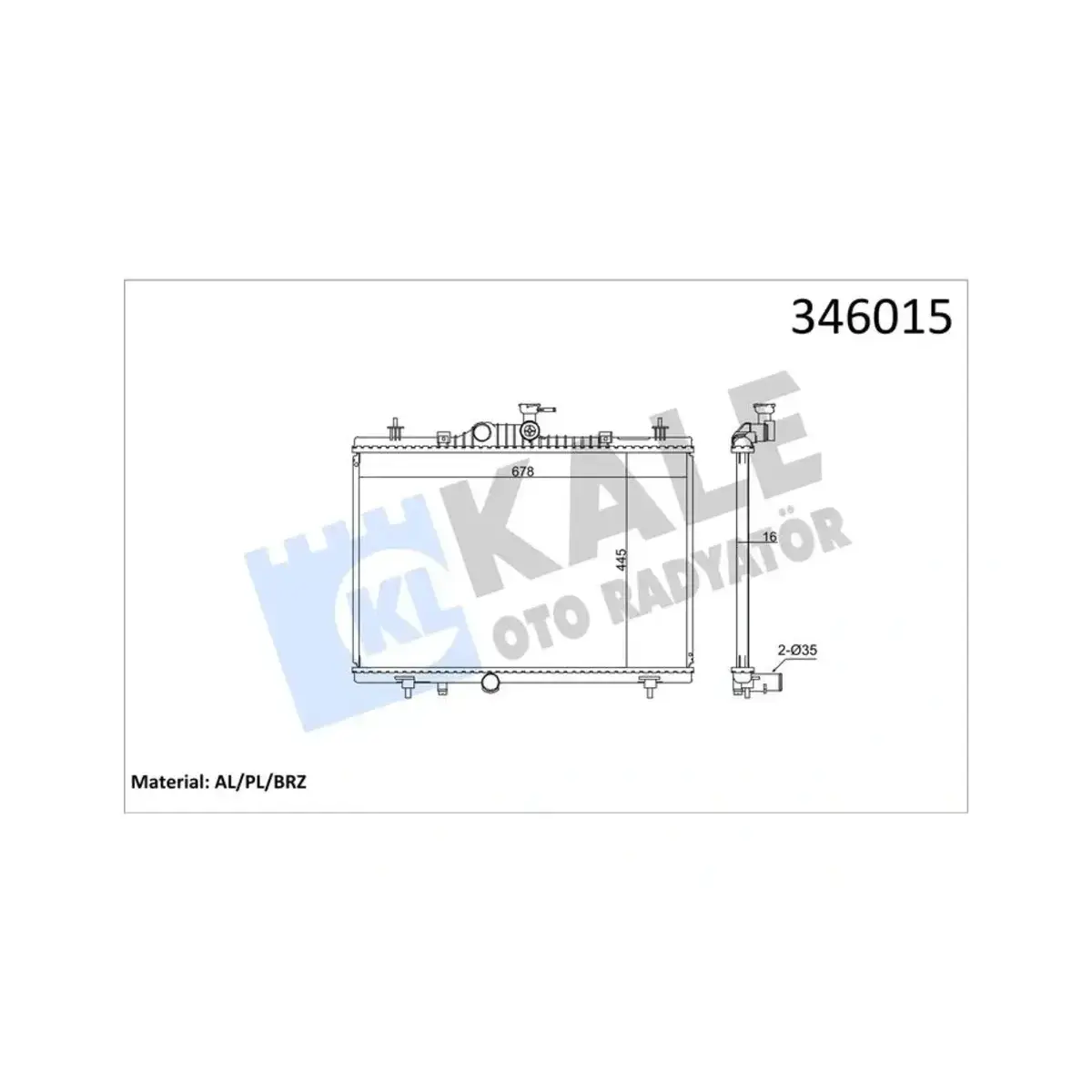 21400JY20A RADYATOR KOLEOS 2.0DCI AL PL BRZ KALE