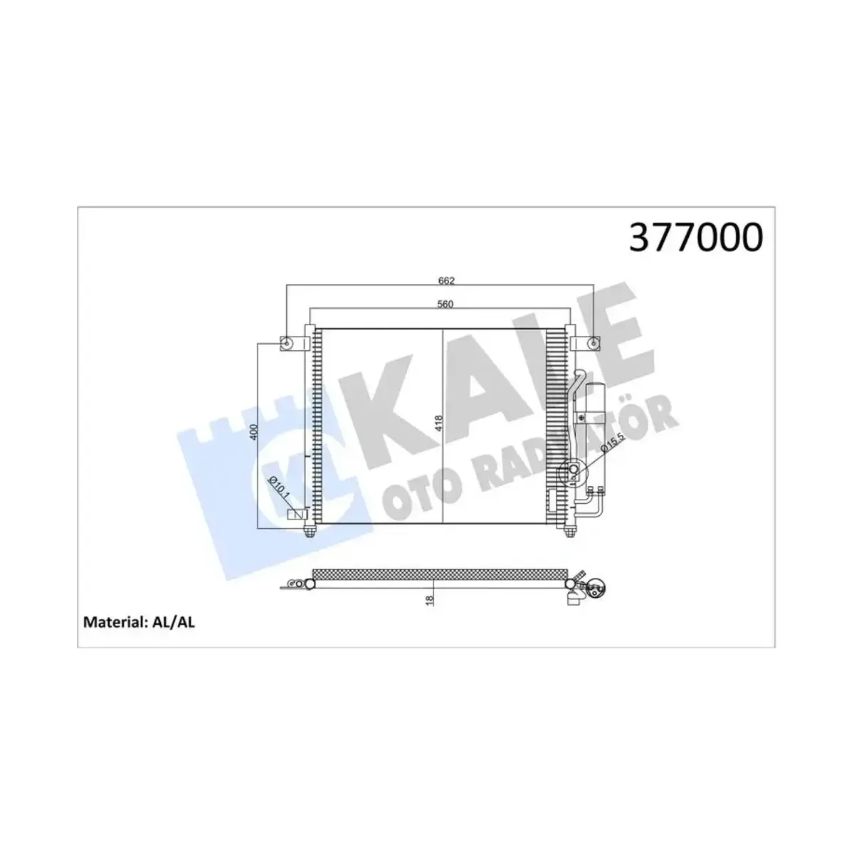 96469289 KONDENSER AVEO-KALOS 1.4I 16V (02+) AL AL KALE