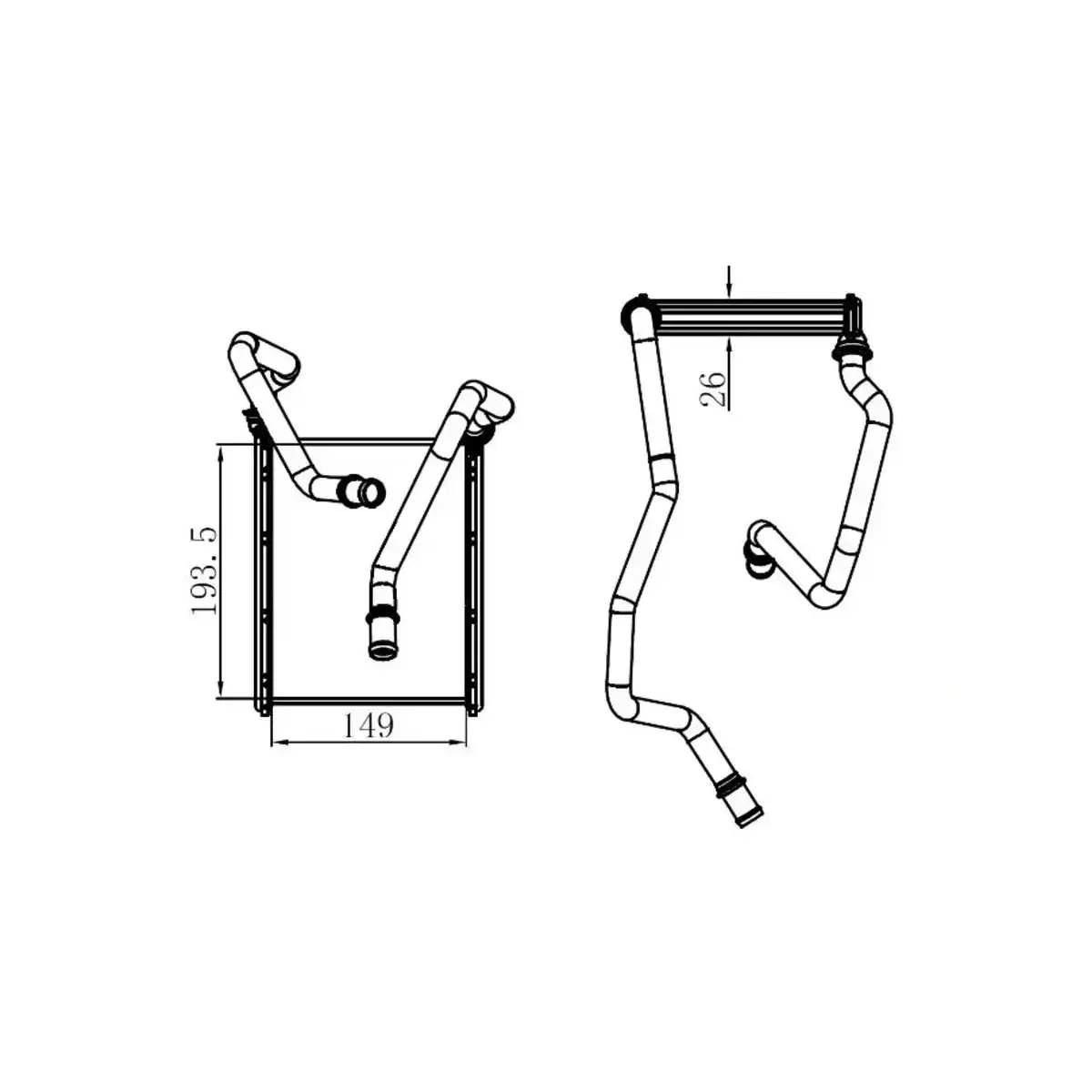 271154677R KALORIFER RADYATORU MEGANE 15> ORIS