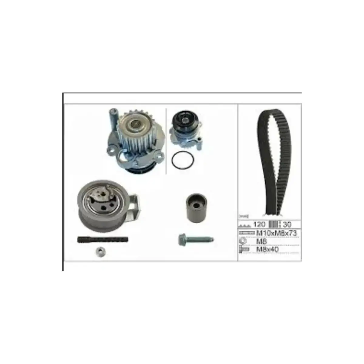 038109119L DEVIRDAMLI TRIGER SETI (120X300) BORA I GOLF IV PASSAT B5 NEW BEETLE SHARAN A3 A4 A6 1.9 TDI INA