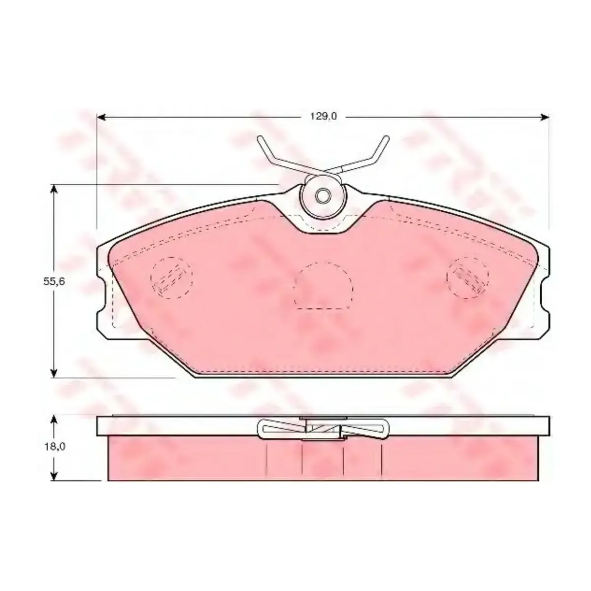 7701206379 FREN BALATASI ON MEGANE 99=> LAGUNA 05=> SCENIC LOGAN 99=> SAFRANE 96=> TRW