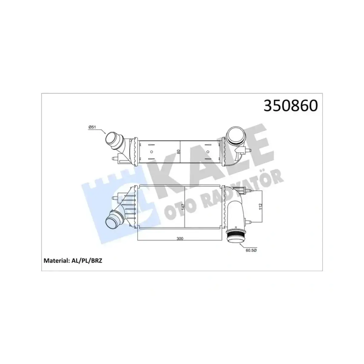 0384P2 INTERCOOLER C8 JUMPY - SCUDO - 807 EXPERT - PROACE AL PL BRZ KALE